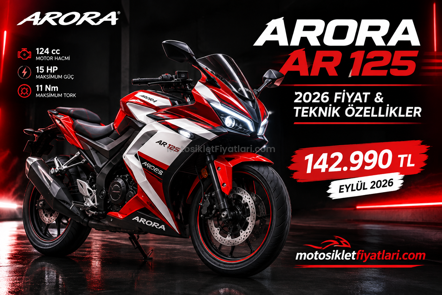 Arora AR 125: Teknik Özellikleri, Yakıt Tüketimi, Tasarımı ve Kullanıcı Rehberi