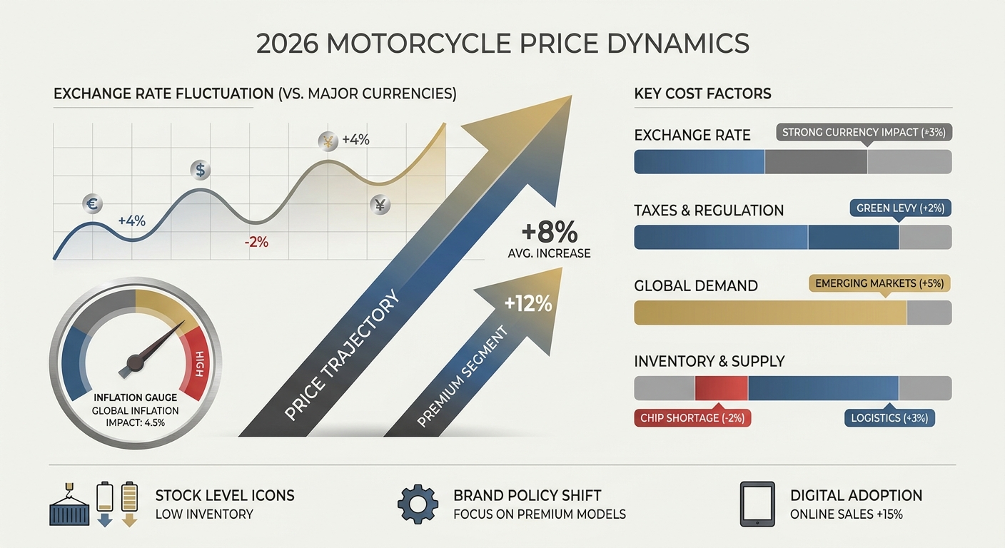 2026 Sıfır Motosiklet Fiyat Listesi: Tüm Markaların Güncel Zamlı Fiyatları