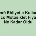 B Sınıfı Ehliyetle Kullanılan 125 cc Motosiklet Fiyatları Ne Kadar Oldu