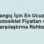 Başlangıç İçin En Ucuz Sıfır Motosiklet Fiyatları ve Karşılaştırma Rehberi