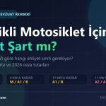 Elektrikli Motosiklet İçin Ehliyet Şart mı? 2026 Güncel Mevzuat, Ehliyet Sınıfları ve Cezalar